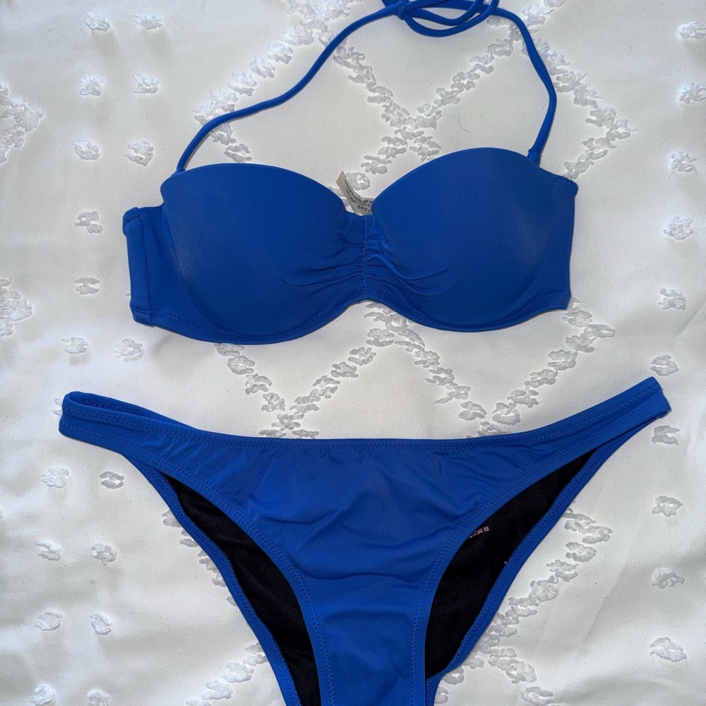Victoria's Secret Royal Blue Bikini Set
